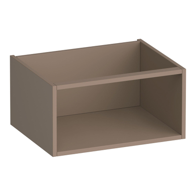 BRAUER Flourish armoire latérale - 59x30x45.5cm - avec 1 compartiment de rangement mat moka