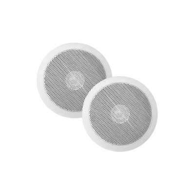 Aquasound Jive economy jive-economy ensemble de haut-parleurs - protection contre l'eau en pluie - 55 watt - couleur blanche - 155 x 35 mm
