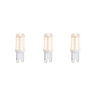 Luedd Lampe LED - set de 3 - G9 - 3W - 2700K - 250LM - dimmable