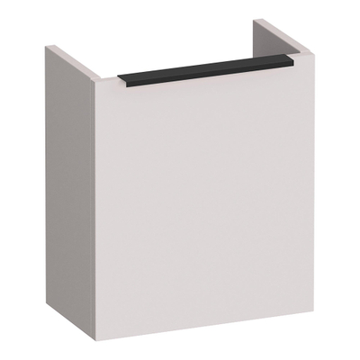 BRAUER Elevate meuble de lavabo pour WC - 40x45x22cm - porte pivotant à gauche - sans poignée de dessus - sable mat