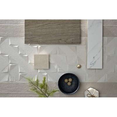Colorker Bloom Frise décorative - 31.6x100cm - 10.4mm - rectifié - Moon
