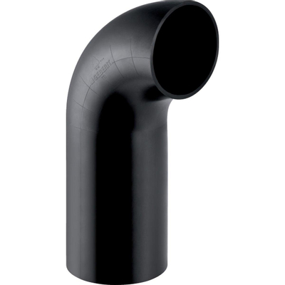Geberit afvoer PE - fitting - bocht - 90 graden grote radius - 125