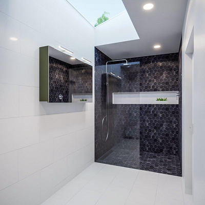 Mondiaz CUBB Armoire de toilette avec miroir - 120x70cm - 2 portes - Army (Vert)