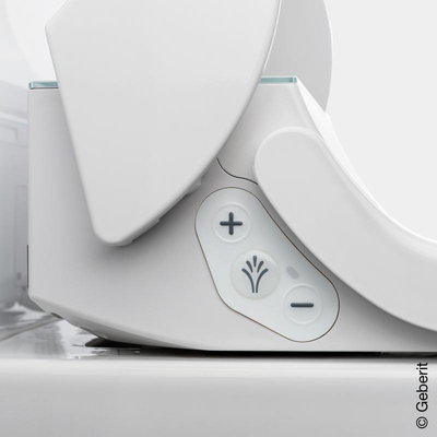 Geberit AquaClean Tuma Comfort Douchewc - douche wc decorplaat - glas wit