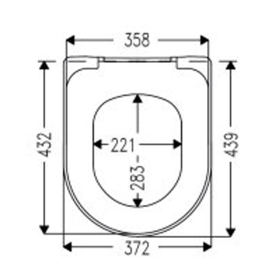 Villeroy & Boch Antao Closetzitting - met automatische sluitfunctie (SoftClosing) - met afneembare zitting (QuickRelease) - softclose - White Alpine (glans wit)