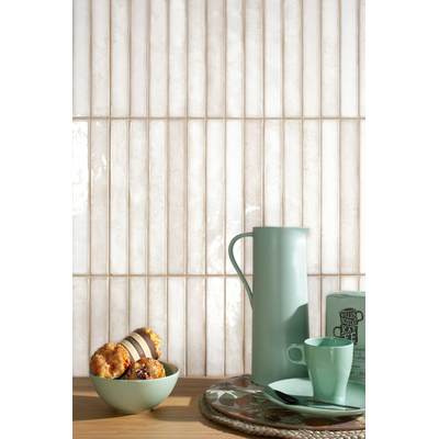 La Platera Cerámica Raku Carrelage mural en céramique - 35x35cm - 9.2mm - Beige