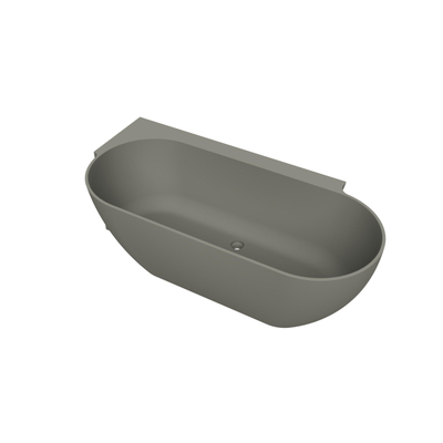 Arcqua Havana Halfvrijstaand Bad - 170x80cm - links - mat beton