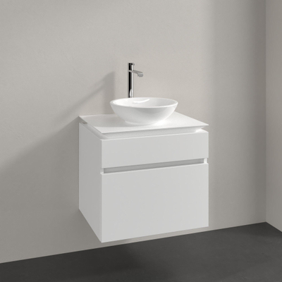 Villeroy & Boch Legato onderkast met 2 laden voor opzetwastafel 60x50x55cm matwit