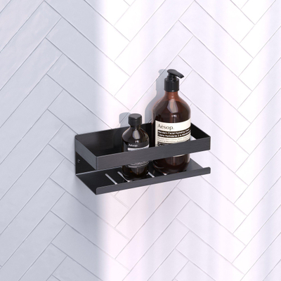 Brauer Etagère de douche - 23x8cm - Gunmetal brossé
