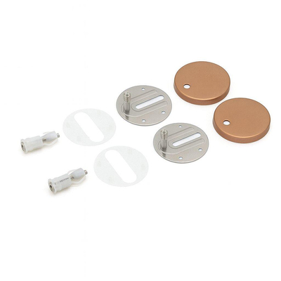QeramiQ Parte Bevestigingsset - voor toiletzitting QeramiQ Dely (Swirl) - geborsteld koper