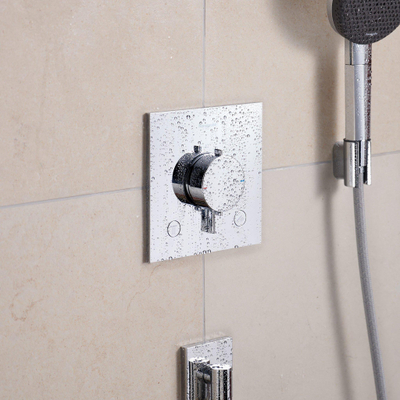 Hansgrohe Ecostat Comfort E Inbouw - thermostaat - 2 functies - chroom