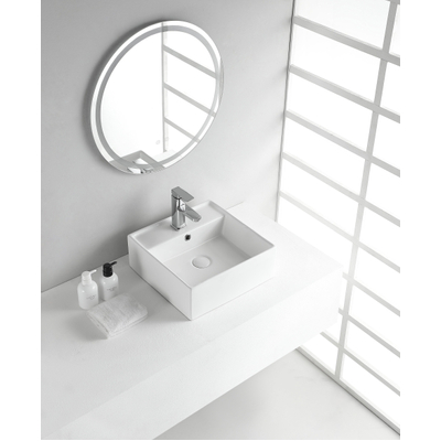Xellanz Larx lavabo à poser 41x41x15cm blanc