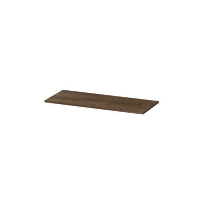 INK Topdeck Wastafelblad - 100x40x2cm - tbv onderkast - MDF - Fineer Chocolate