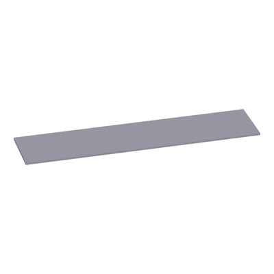 BRAUER Ocean Slim plan de toilette - 200x46x2cm - gris mat