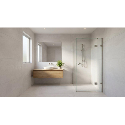 ÉCHANTILLON Terravito Urbano carreau mural et de sol - 60x120cm - rectifié - Aspect béton - White mat (blanc)