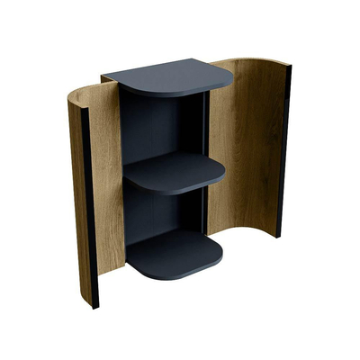 Mondiaz KURVE kolomkast - 80x45x37.5cm - 2 deuren - dusk