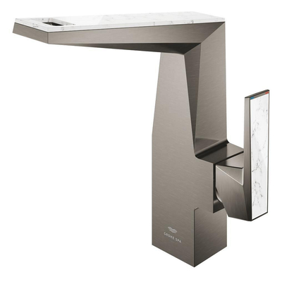 Grohe Allure brilliant private collection wastafelkraan L-Size white att. graphite geb