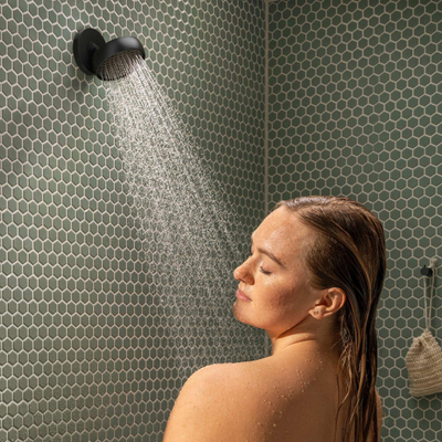 Hansgrohe Activera S douche de tête - 9.5cm - 2 jets - ecosmart+ - noir mat