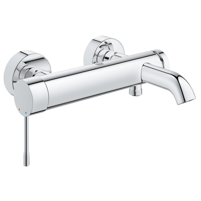 Grohe Essence New Badkraan - met omstel - met koppelingen - chroom