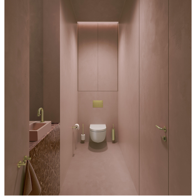Clou Kaldur ensemble balai de WC or brossé PVD
