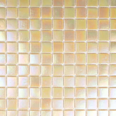 The Mosaic Factory Amsterdam mozaïektegel - 32x32cm - 4mm - vierkant - glans light cream (beige)