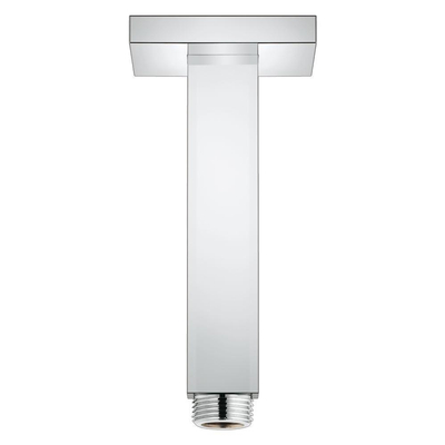 GROHE Rainshower Bras de plafond - 15cm - rosace carrée - chrome