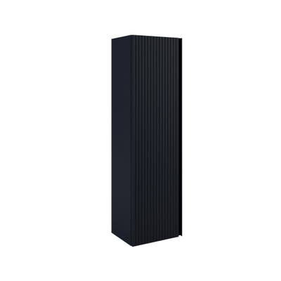 FugaFlow Eccelente Arredo Armoire colonne - 120x34.5x27.5cm - 1 porte - MDF - Bleu marine mat