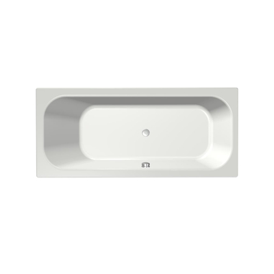 Xenz Aruba Ligbad - 180x80x48 - afvoer Midden - acryl - wit