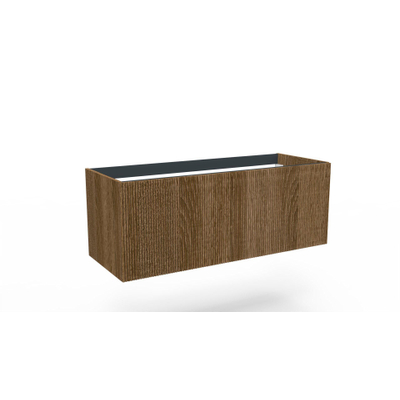 Arcqua ridge meuble 120x45.5x45cm 1 tiroir push to open mdf foiled oak cafe