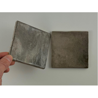 ÉCHANTILLON Terravito Mellina Carreau mural en céramique - 10x10cm - 8mm - Moka