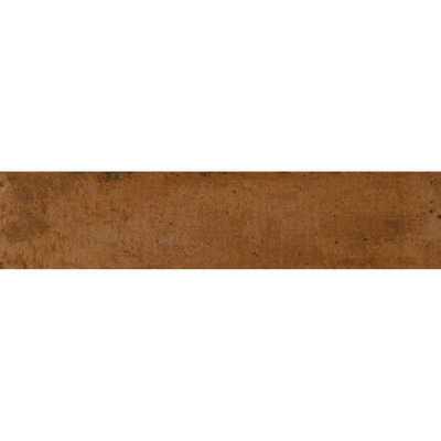 ÉCHANTILLON Ceralto Pavero Core Carrelage mural - 6X27cm - 7.7mm - Rectangle - Terracotta brillant