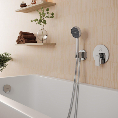 Hansgrohe Rebris E inbouw badmengkraan iBox Universal 2 chroom