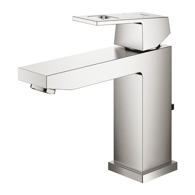 GROHE Eurocube Robinet de lavabo 1 trou taille m avec vidange supersteel