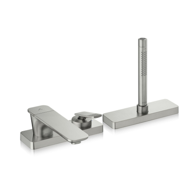 Hansgrohe Axor Citterio C partie apparente - bec 15.5cm - avec douchette - nickel brossé (inox)