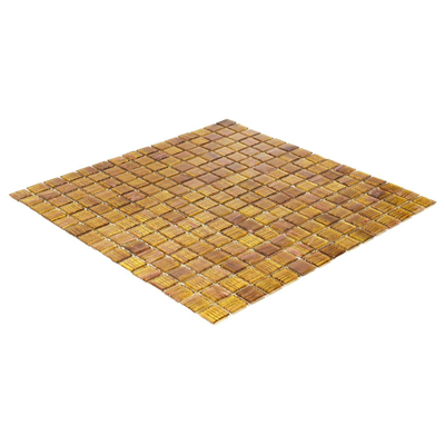 The Mosaic Factory Amsterdam Mozaïektegel - 32.2x32.2 - wand en vloertegel - glans - amber