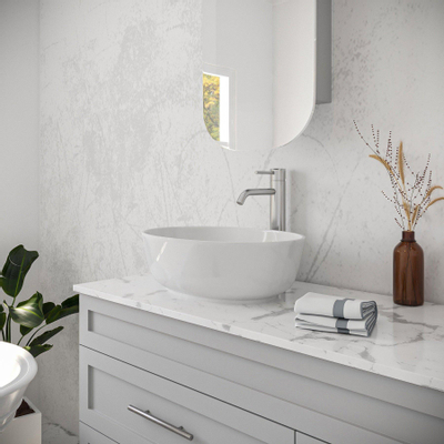 Fortifura Calvi wastafelkraan 33.9cm verhoogd opbouw 1 gats Chroom TWEEDEKANS
