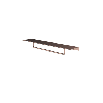Hotbath &MORE Handdoek Rek - 40cm - voor planchet serie - PVD - geborsteld koper