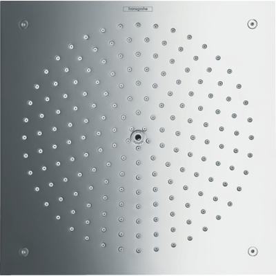 Hansgrohe Raindance Air afdekset - hoofddouche 26x26 cm. - plafondaansluiting. chr. - hoogglans chroom