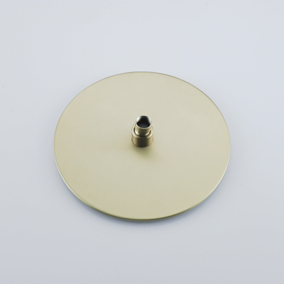 Fortifura Calvi Hoofddouche 25cm rond 7mm - PVD - geborsteld messing (goud)