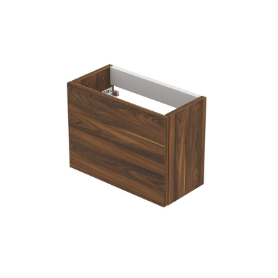 INK Versus Fonteinkast - 36x18x27cm - 1 deur - greeploos of tbv grepen - links- en rechtsdraaiend - MFC - Noten OUTLETSTORE