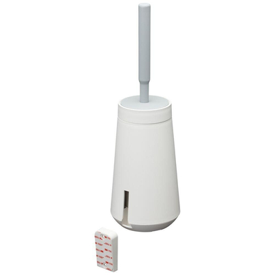 Tiger Tess Toiletborstelhouder met Swoop® borstel flexibel Wit Lichtgrijs