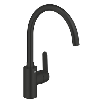 Grohe Get Keukenmengkraan - ééngreep - hoge uitloop - matte black (mat zwart)