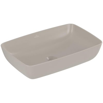 Villeroy & Boch Artis opzetwastafel - 58x38cm - zonder kraangat CeramicPlus - almond (beige)