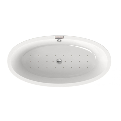 Xenz Système d'air intégré dans une baignoire autoportante parties visibles en chrome