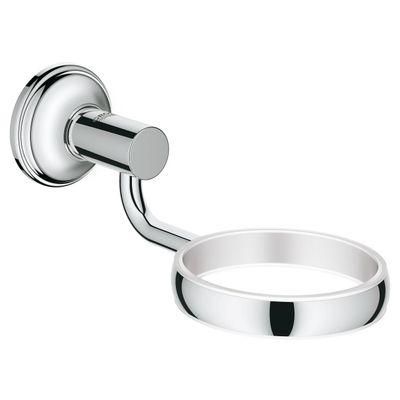GROHE Essentials Authentic Support mural - pour distributeur de savon/bol à savon/verre - chrome