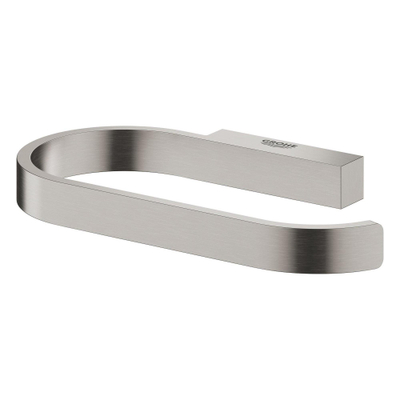 Grohe Selection Toiletaccessoires - closethouder - zonder klep - closetborstelset - handdoekhaak - Brushed Supersteel (RVS)