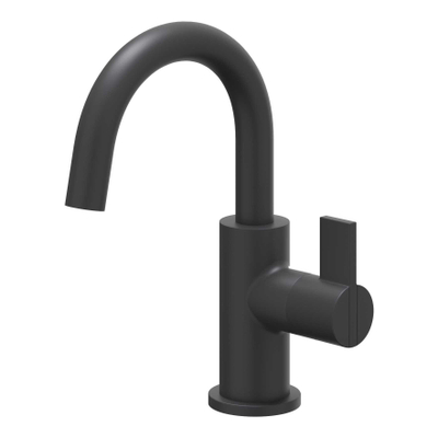 IVY Pact Robinet de lave-mains - montage en surface - hauteur moyenne - bec pivotant - Noir mat PED