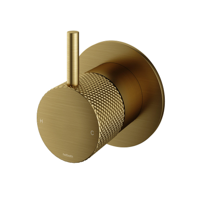 Hotbath COBBER X Inbouw Douchemengkraan - inclusief inbouwdeel - geborsteld messing pvd