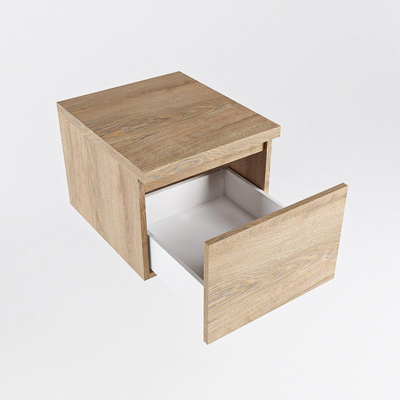 MODULE MONDIAZ BUKLA - 40 cm - avec tiroir - Chêne blanchi