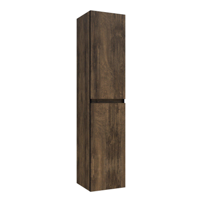 BRAUER Joy Edge armoire de salle de bains - 160x35x35cm - 2 portes - ouverture à gauche ou à droite - sans poignée - Grove